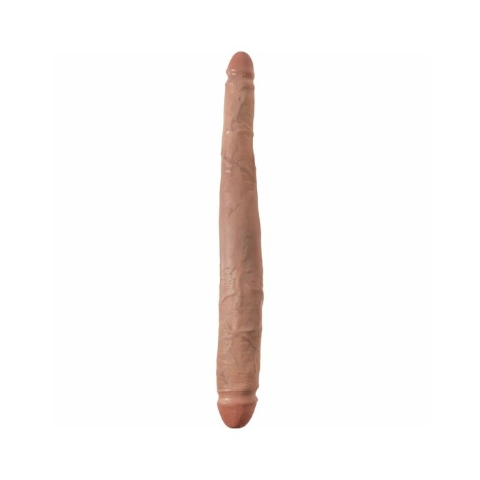 King cock 41cm tapered double dildo tan