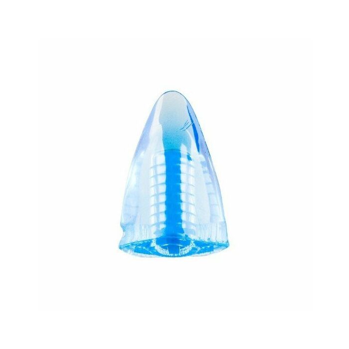 Tongue ring vibrating blue