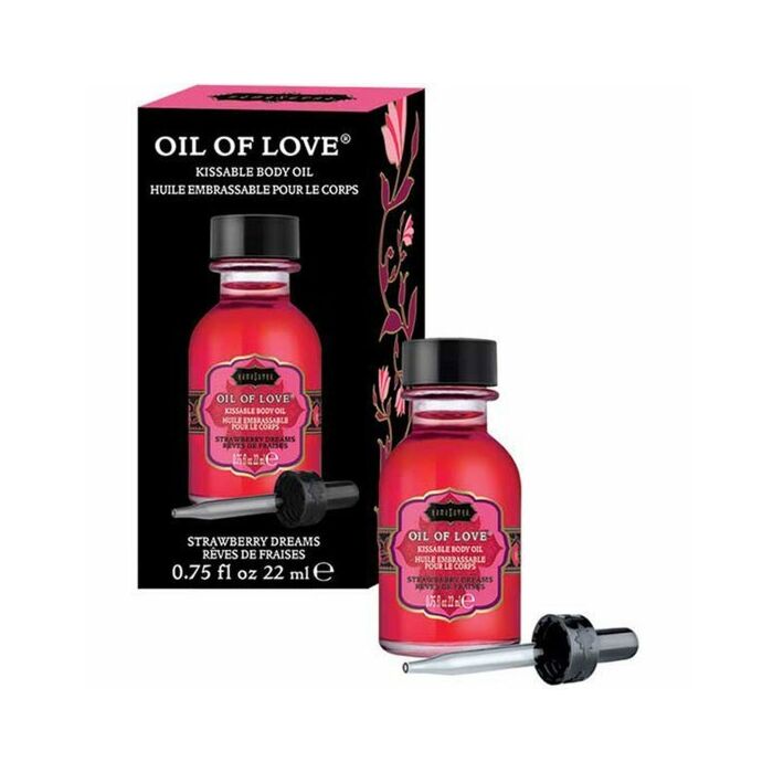 Kamasutra kissable oil of love foreplays strawberry dreams 22 ml
