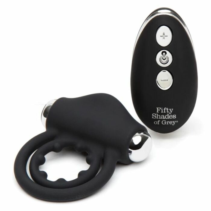 Fifty shades relentless vibrations remote control love ring
