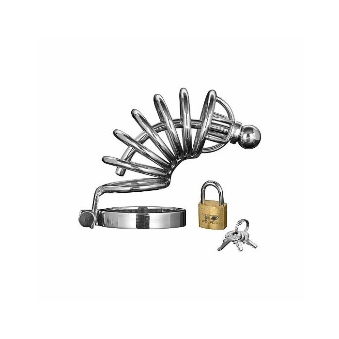 Asylum - 6 ring chasity cage