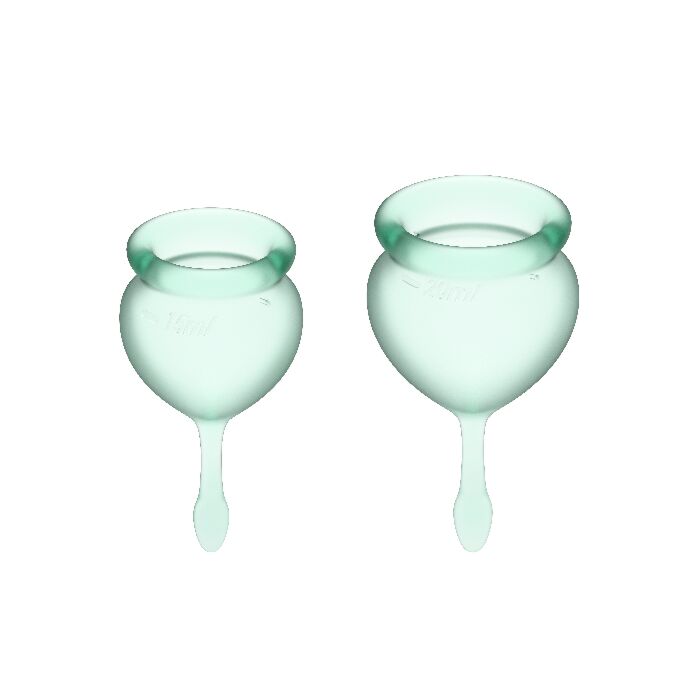 Satisfyer feel good kit copa menstrual verde light 15+20ml