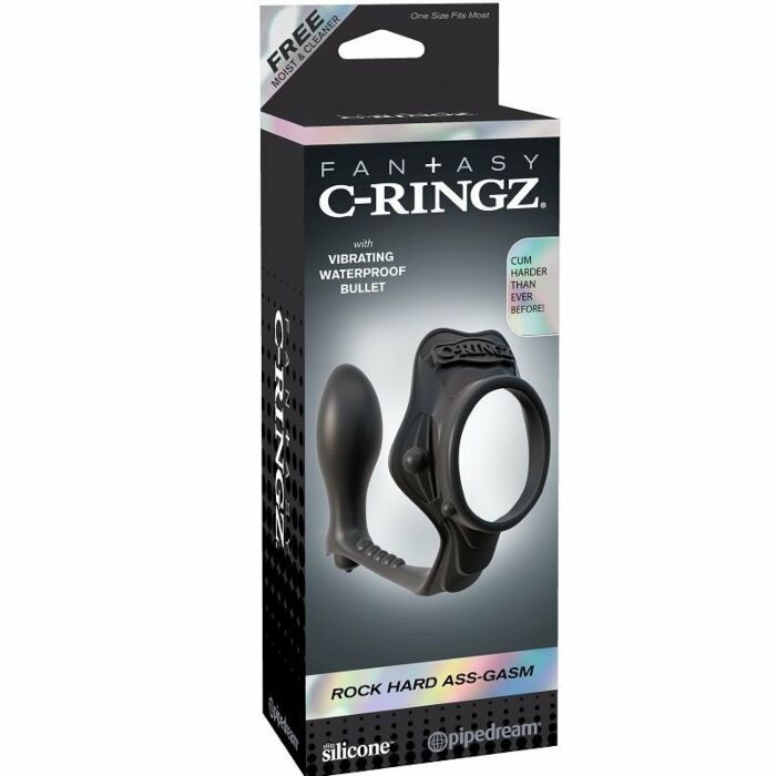 Fantasy c-ringz rock hard ass-gasm