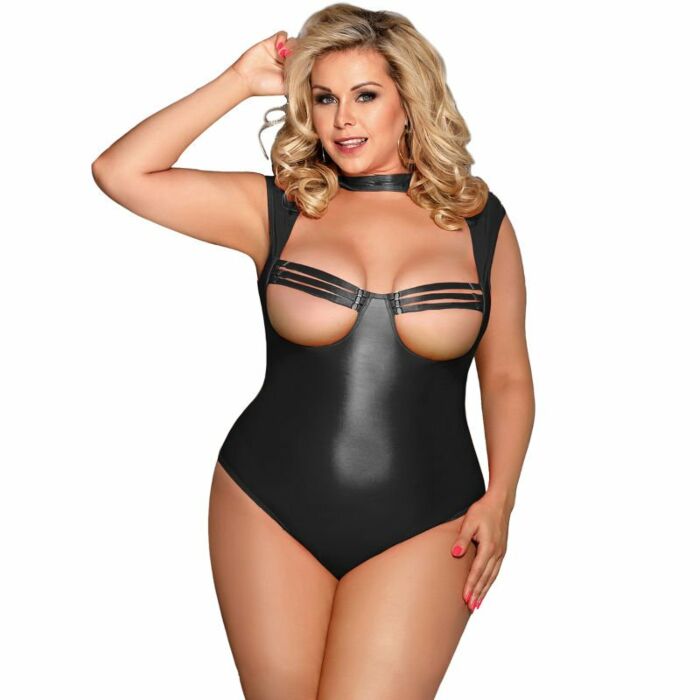 Subblime queen plus uncovered breast fetish teddy