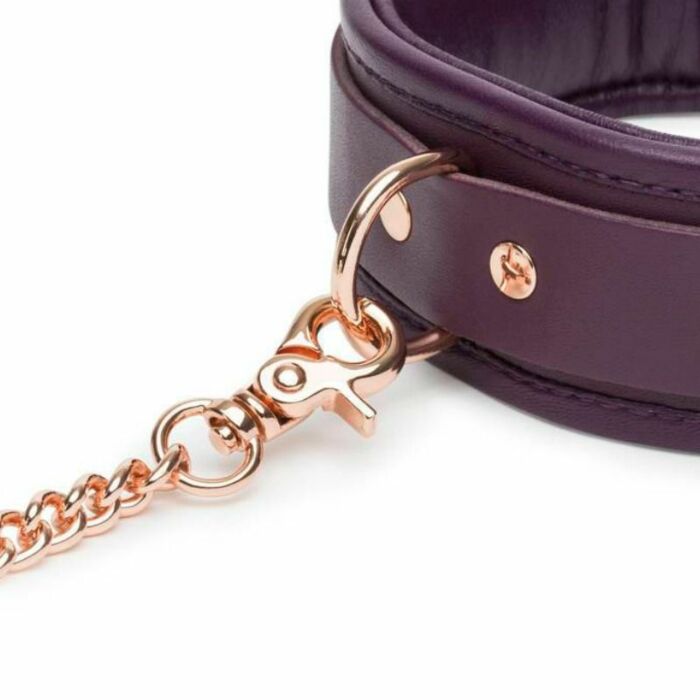 Fifty shades freed leather collar and lead