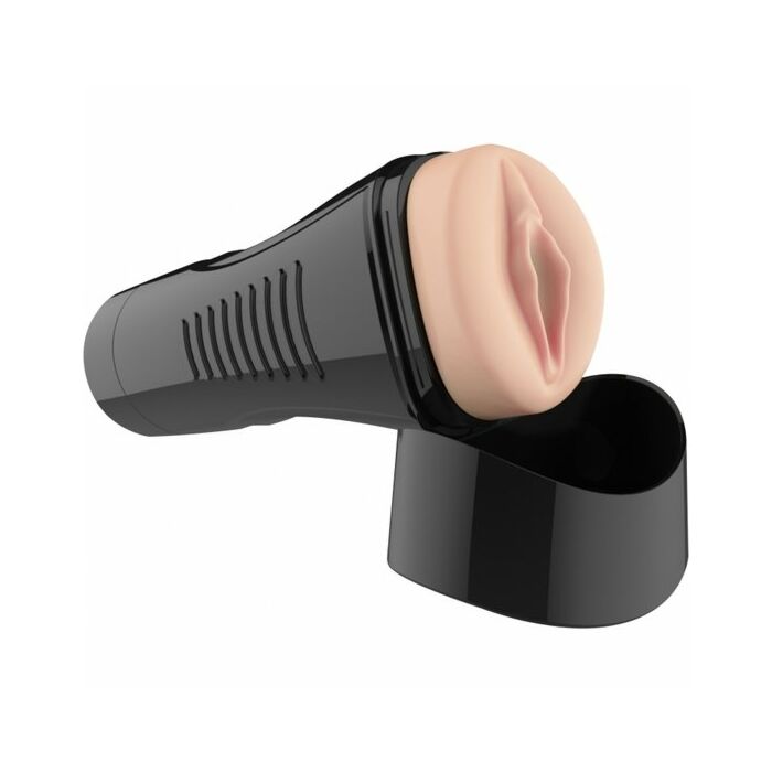 Self lubrication easy grip masaturbator xl vaginal flesh