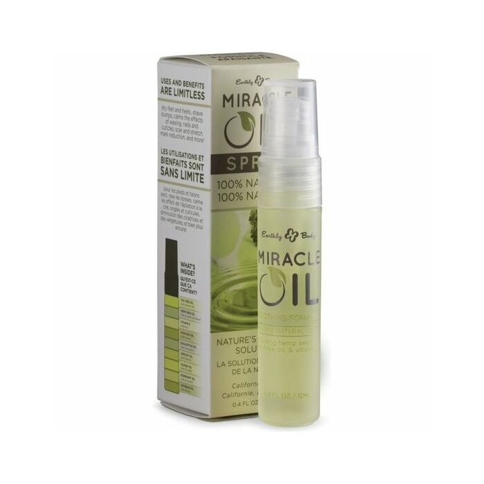 Earthly body miracle oil mini spray