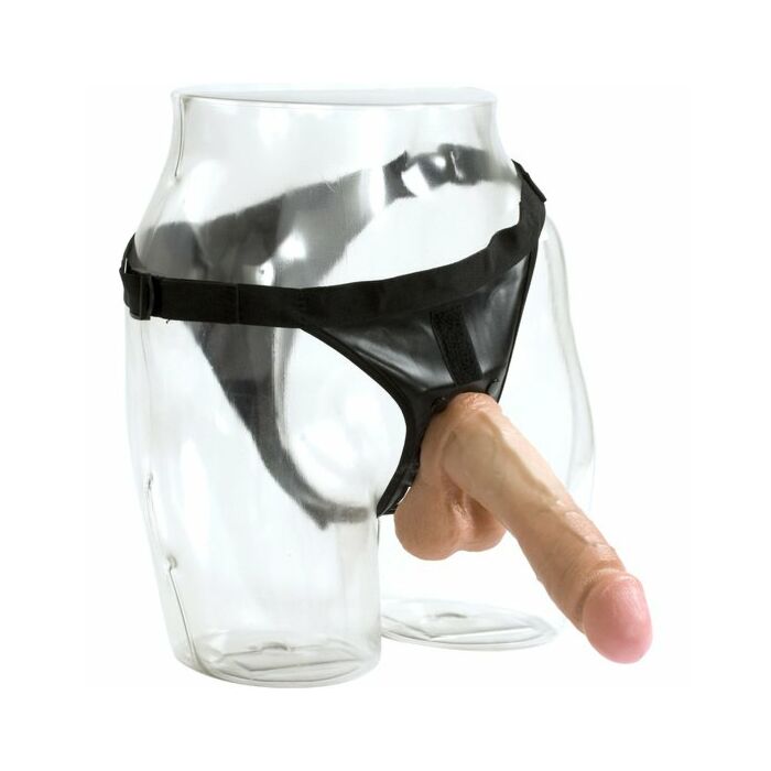 Harness 8 inch realistic cock