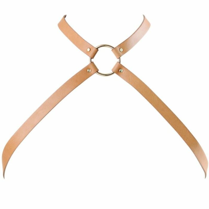 Bijoux indiscrets maze cross chest harness brown