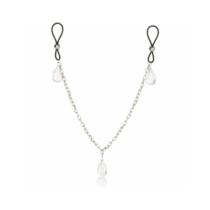 Nonpiercing nipple chain jewelry crystal