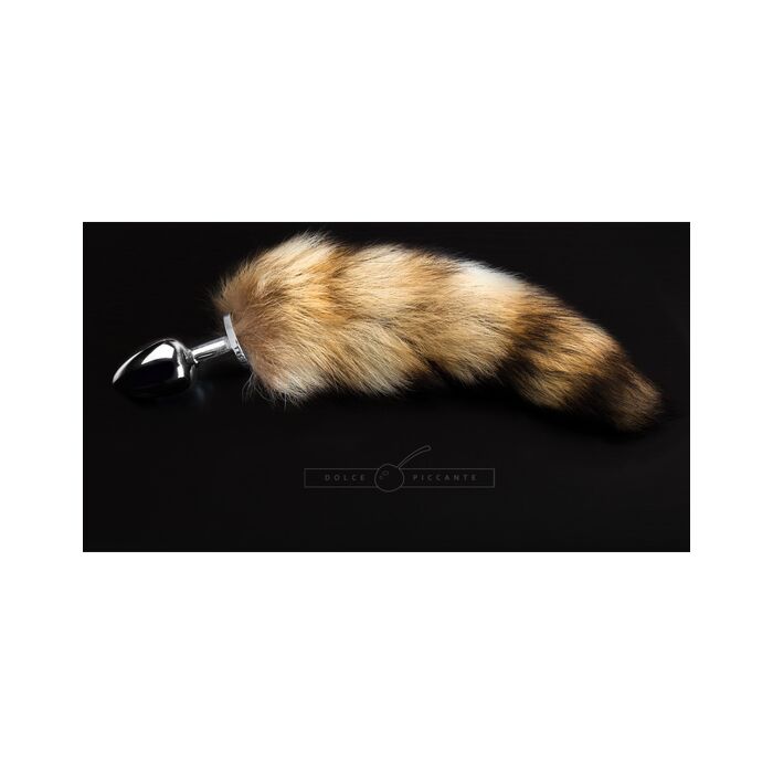 Silver plug with tail - s