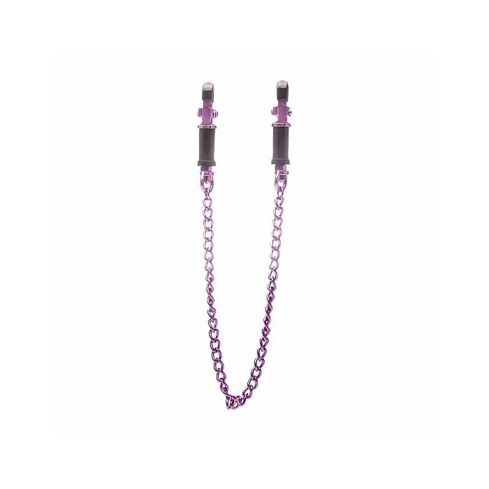 Ouch vice nipple clamps purple
