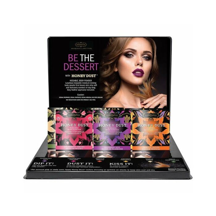 Honey dust petits display