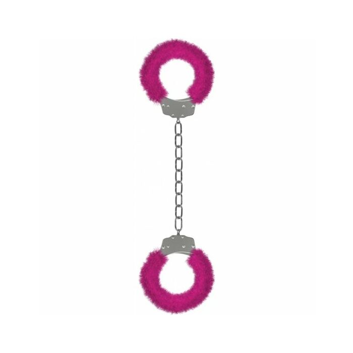 Ouch begginers furry legcuffs pink