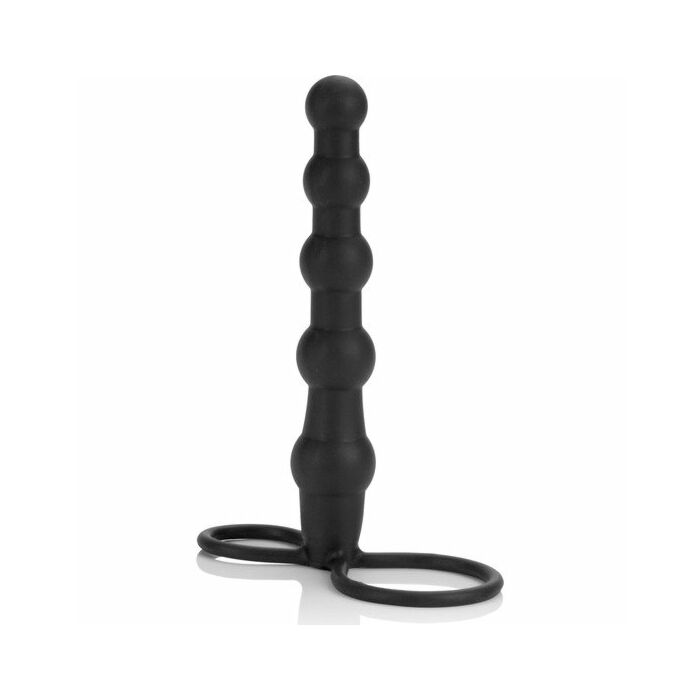 Beaded double rider black