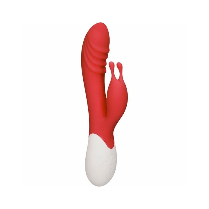 Ignite - rechargeable heating g-spot rabbit vibrator  - red