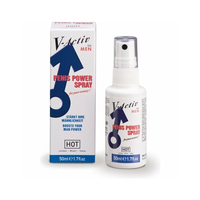 Hot v-activ men penis power spray