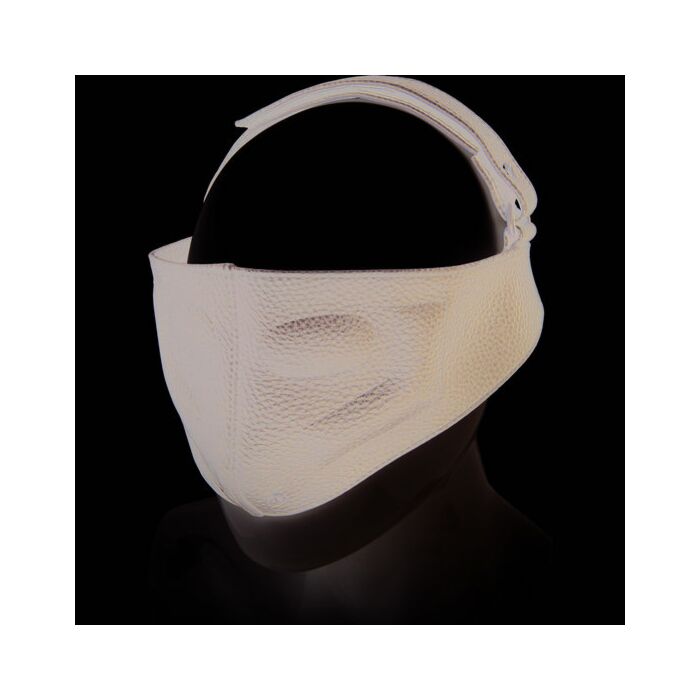Leather blinding mask black