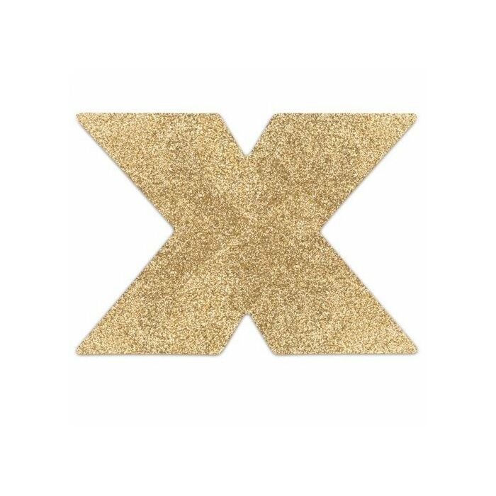 Flash Gold Cross Nipple Covers