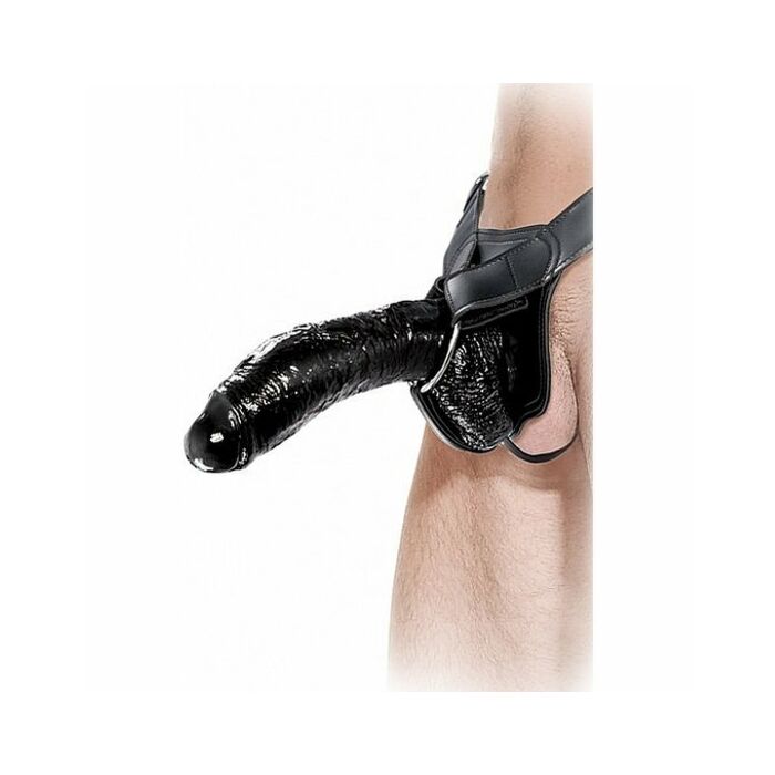 Fetish fantasy extreme hollow strap-on black