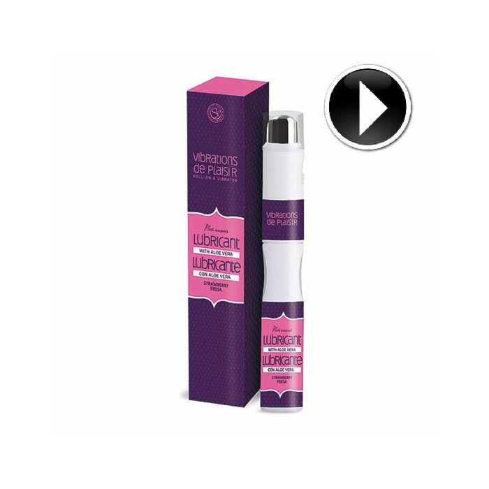 Lubricant Strawberry roll-on with vibrator