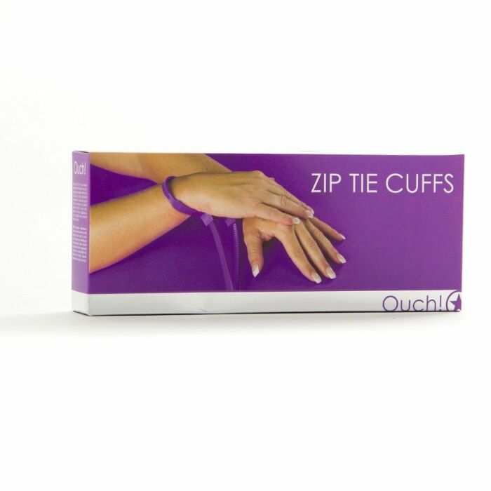 Zip zip tie handcuffs lila