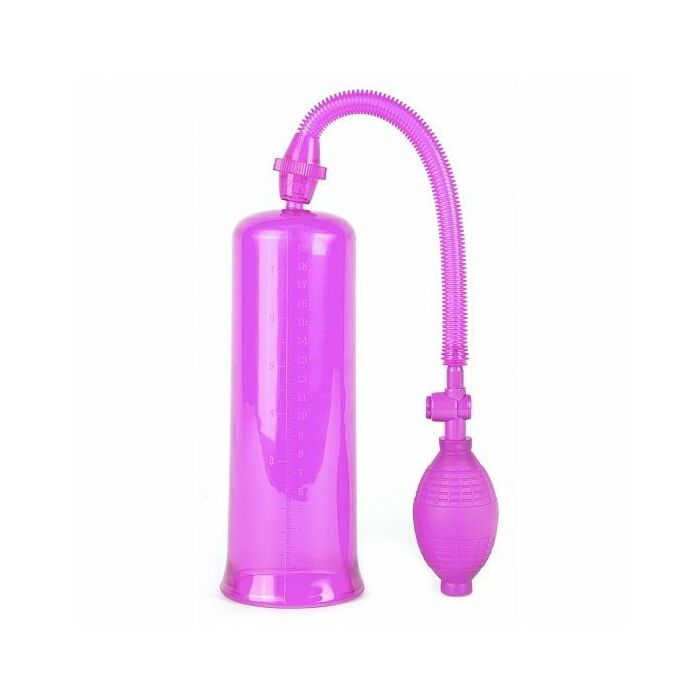 Power dusky pink pump suction for hard erections