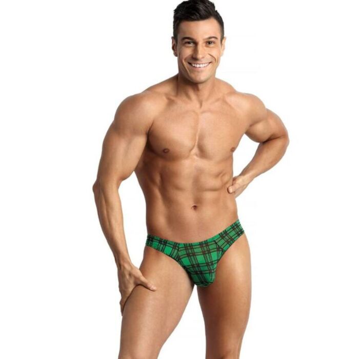 Anais Men Green-Black Magic Thong