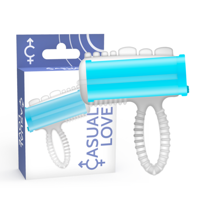 Blue Bliss Blue Tongue Vibrating Ring