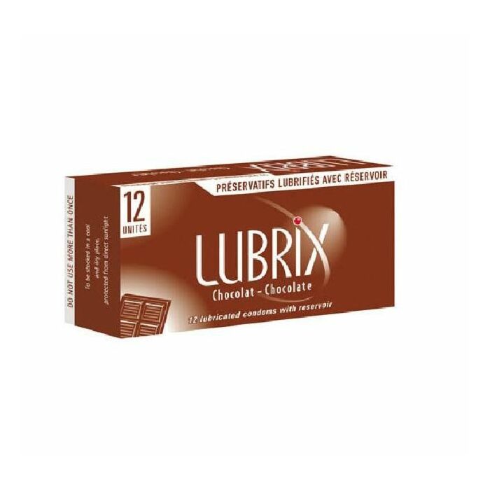 Lubrix box chocolate flavor 12 units