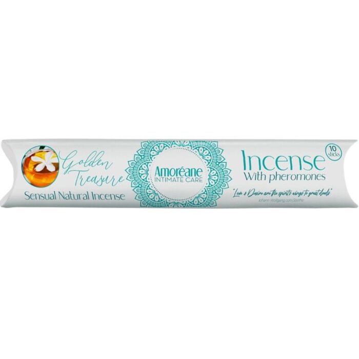 Amoreane - Golden Treasure Jasmine Scented Incense with Pheromones