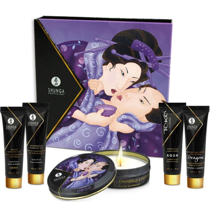 Shunga - Secret Geisha Exotic Fruits - Erotic Massage Set