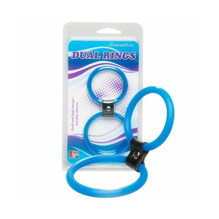 Dual double stimulation rings ring
