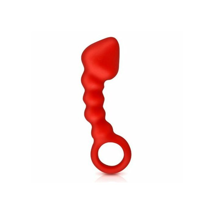 Asss Buttplug red cork 10 cm p-spot