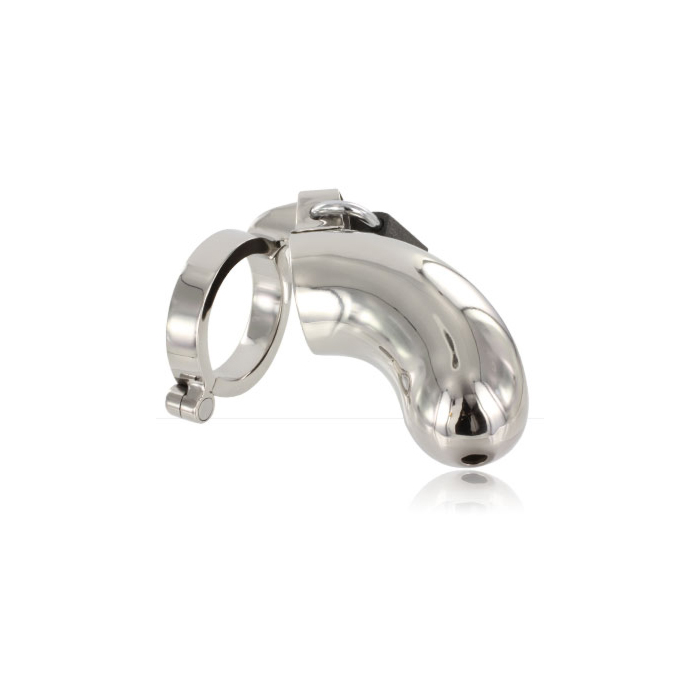 Brig hard metal chastity ring