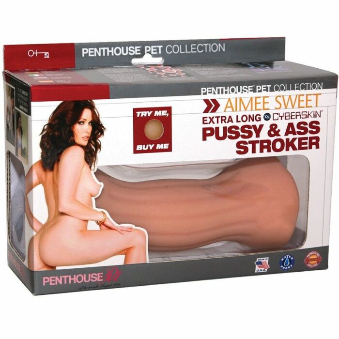 Penthouse cyberskin stroker masturbator vagina and anus actress aimee sweet