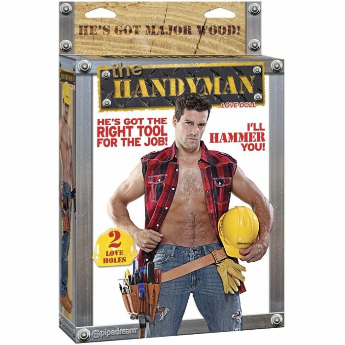 Handy man inflatable mueco
