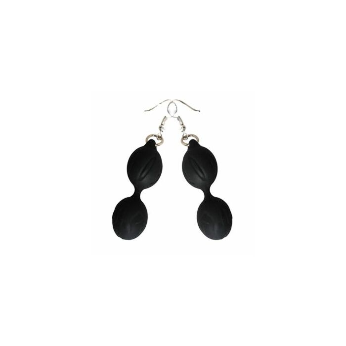 Adrien accessory earrings black balls geisha lastic