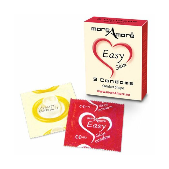 MoreAmore comfortable condoms 3 pcs