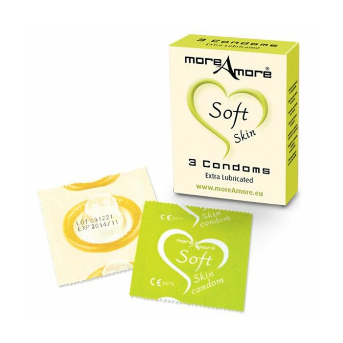 MoreAmore soft condoms 3 pcs