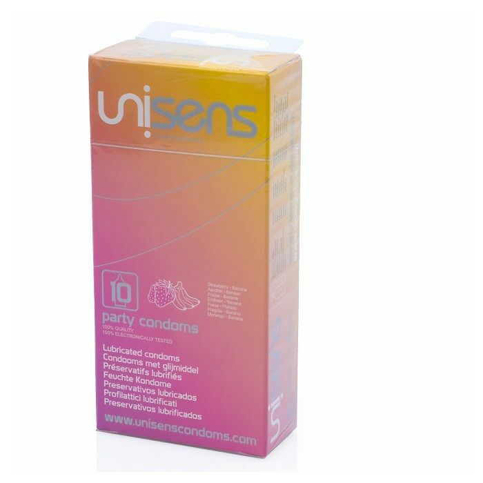 Unisens variety of flavored condoms 10 pcs