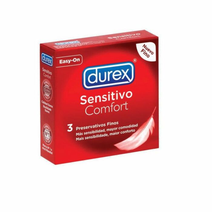3 pcs Durex sensitive comfort