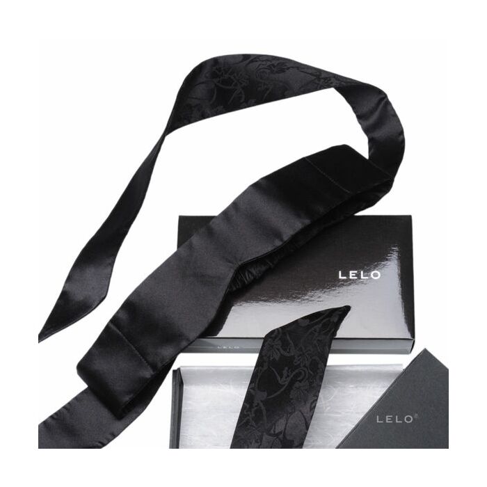Lelo black silk band for intimate eyes