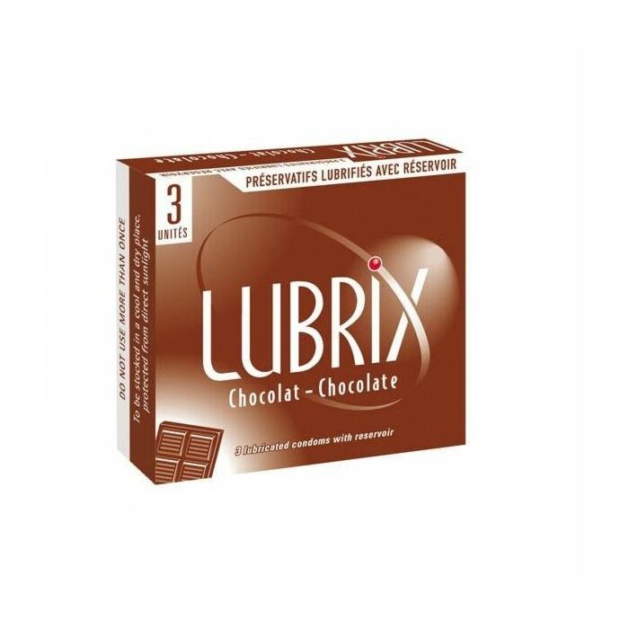 Lubrix box 3 units chocolate flavor