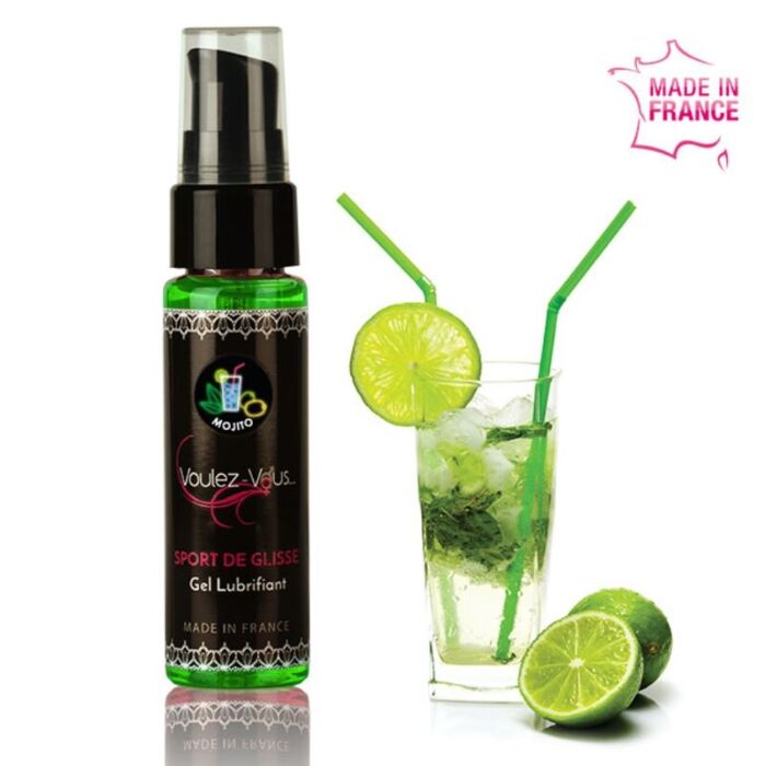 Water-based Mojito flavored lubricant gel - 35 ml | Voulez-vous