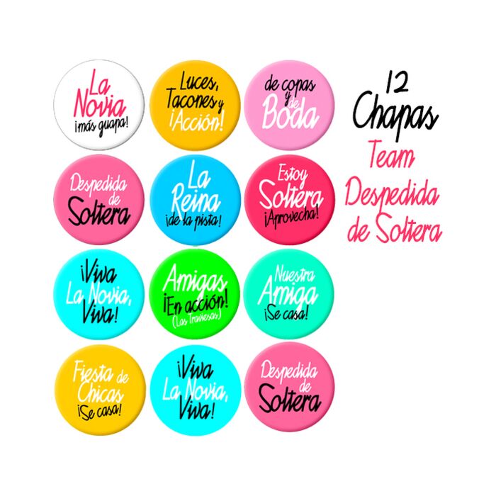 Party Badges 12 units