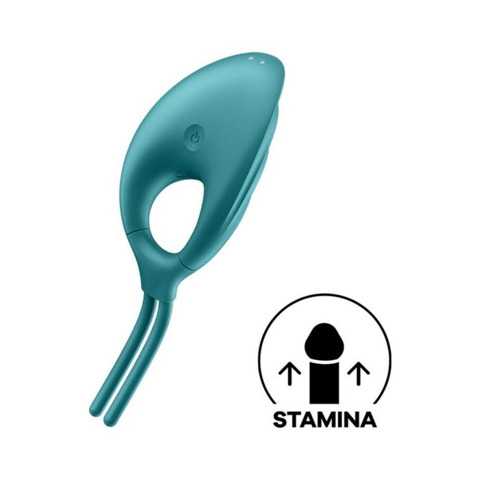 Satisfyer Swordsman green camouflage vibrating ring - Clitoris stimulator and intense erection