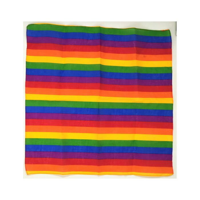 Rainbow Pride Bandana 50x50cm - LGBTQ+ Pride Cotton