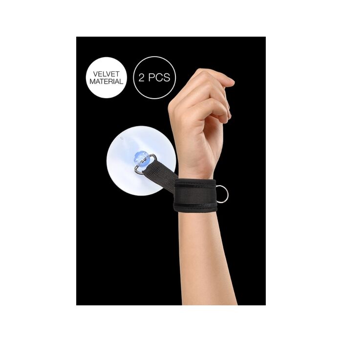 Velvet Shower Bondage Handcuffs