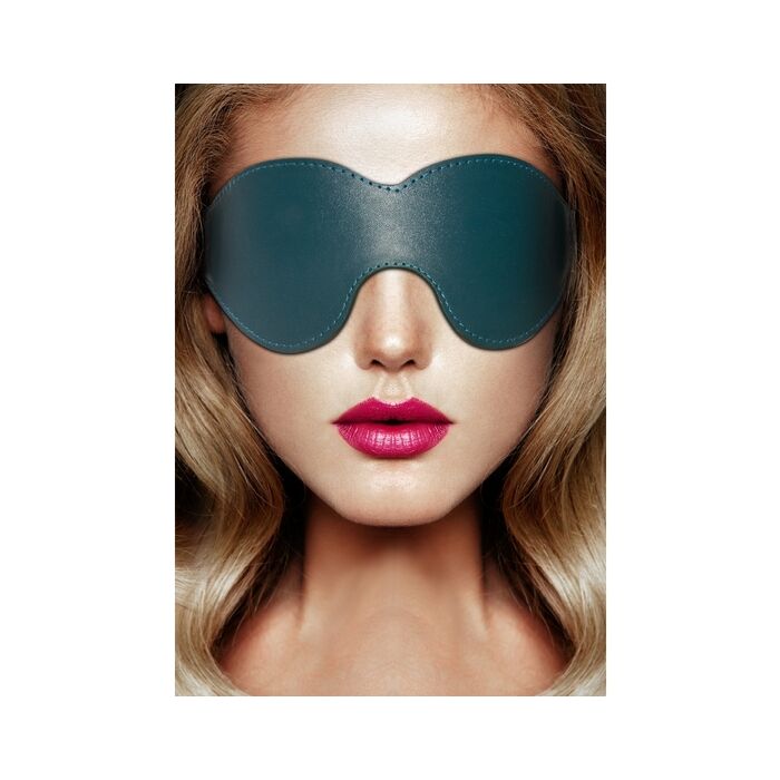 Green Halo Blindfold - Glamorous BDSM Accessory